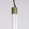 Suspensions Acier Vert Olive LED 1 Trang