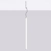 Suspensions Acier Blanc LED 1 Trang