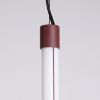 Suspensions Acier Bordeaux LED 1 Trang