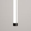 Suspensions Acier Noir LED 1 Trang