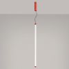 Suspensions Acier Rouge LED 1 Trang