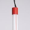 Suspensions Acier Rouge LED 1 Trang