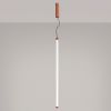 Suspensions Acier Ocre Rouge LED 1 Trang
