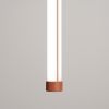 Suspensions Acier Ocre Rouge LED 1 Trang