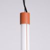 Suspensions Acier Ocre Rouge LED 1 Trang