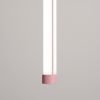 Suspensions Acier Rose LED 1 Trang