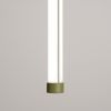 Suspensions Acier Vert Olive LED 1 Trang