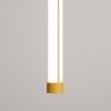 Suspensions Acier Jaune LED 1 Trang