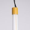 Suspensions Acier Jaune LED 1 Trang