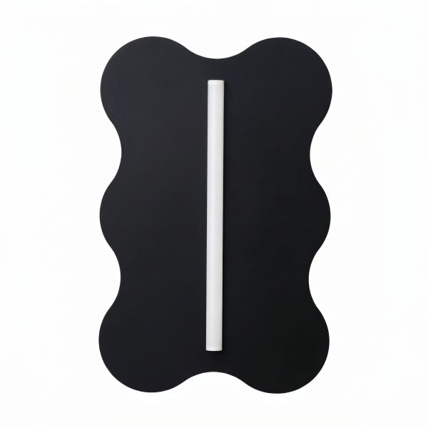 Appliques murales Acier Noir S14d 1 Klover