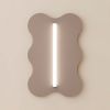 Appliques murales Acier Taupe S14d 1 Klover