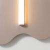 Appliques murales Acier Taupe S14d 1 Klover