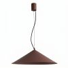 Suspensions Acier Marron LED 1 Fint