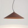 Suspensions Acier Marron LED 1 Fint