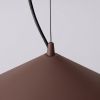 Suspensions Acier Marron LED 1 Fint
