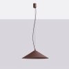 Suspensions Acier Marron LED 1 Fint