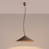 Suspensions Acier Marron LED 1 Fint