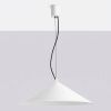 Suspensions Acier Blanc LED 1 Fint
