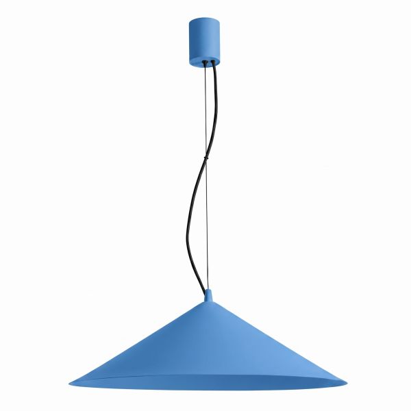 Suspensions Acier Bleu LED 1 Fint