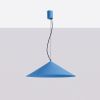 Suspensions Acier Bleu LED 1 Fint