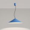 Suspensions Acier Bleu LED 1 Fint