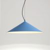 Suspensions Acier Bleu LED 1 Fint