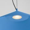 Suspensions Acier Bleu LED 1 Fint