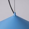 Suspensions Acier Bleu LED 1 Fint