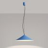 Suspensions Acier Bleu LED 1 Fint
