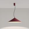 Suspensions Acier Bordeaux LED 1 Fint