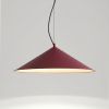 Suspensions Acier Bordeaux LED 1 Fint
