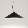 Suspensions Acier Noir LED 1 Fint