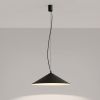 Suspensions Acier Noir LED 1 Fint