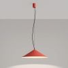 Suspensions Acier Rouge LED 1 Fint
