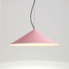 Suspensions Acier Rose LED 1 Fint