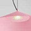 Suspensions Acier Rose LED 1 Fint