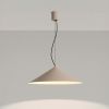 Suspensions Acier Taupe LED 1 Fint