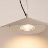 Suspensions Acier Taupe LED 1 Fint