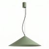 Suspensions Acier Vert Olive LED 1 Fint
