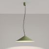 Suspensions Acier Vert Olive LED 1 Fint