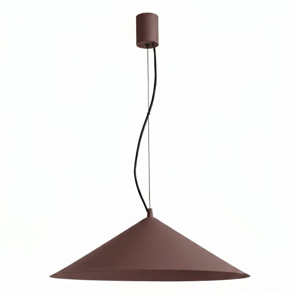 Suspensions Acier Marron LED 1 Fint