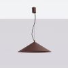 Suspensions Acier Marron LED 1 Fint