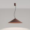 Suspensions Acier Marron LED 1 Fint