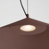 Suspensions Acier Marron LED 1 Fint