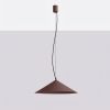 Suspensions Acier Marron LED 1 Fint