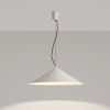 Suspensions Acier Blanc LED 1 Fint