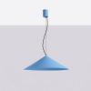 Suspensions Acier Bleu LED 1 Fint