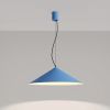 Suspensions Acier Bleu LED 1 Fint