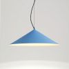 Suspensions Acier Bleu LED 1 Fint
