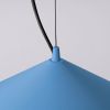 Suspensions Acier Bleu LED 1 Fint